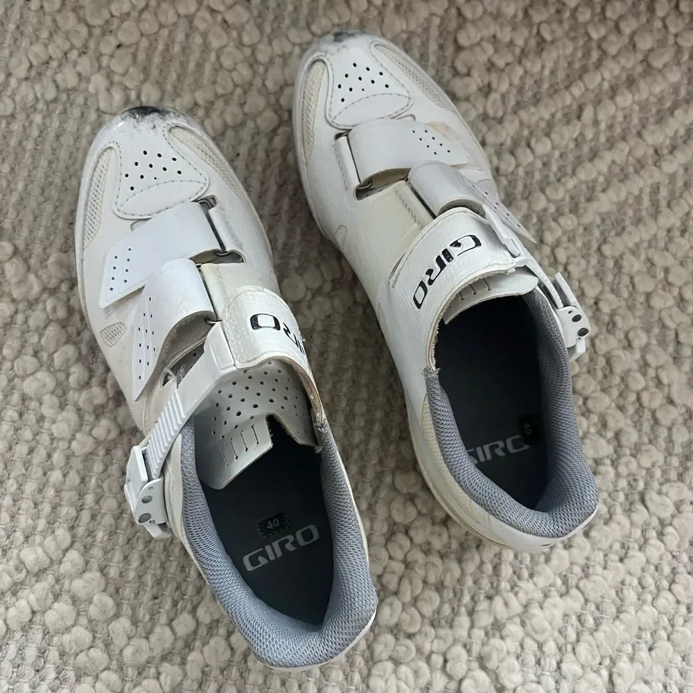 Giro White Cycling Shoes